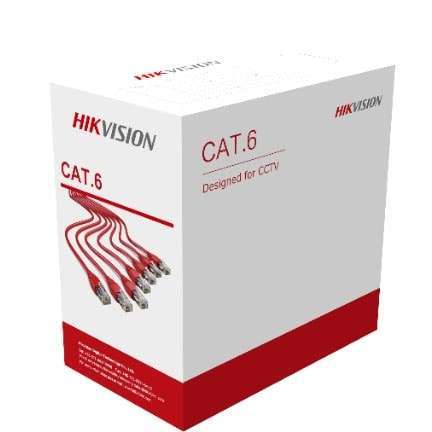 Hikvision DS-1LN6U-W-CCA 305 m CAT6 UTP Network Cable (Orange)