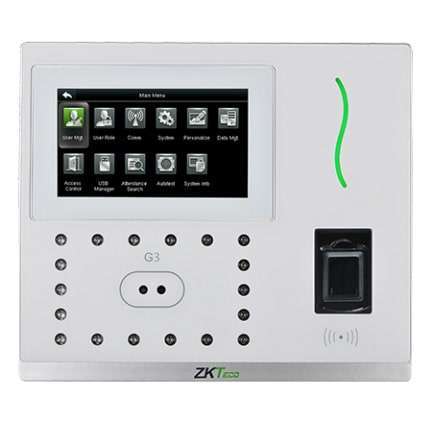 ZKTeco G3 Multi Biometric Fingerprint Time Attendance