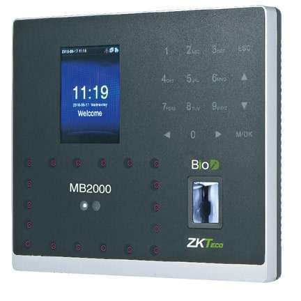 ZKTeco MB2000 Multi-Biometric Time Attendance and Access Control With Adapter