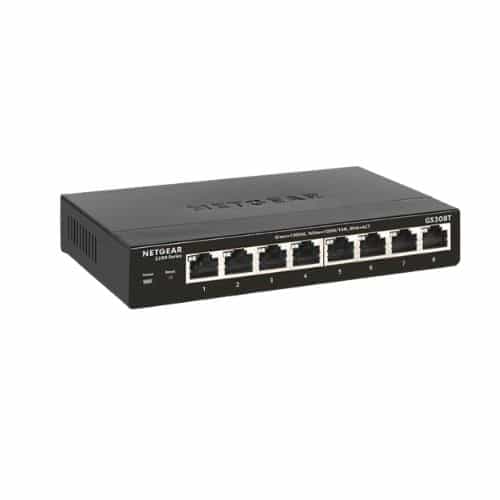 Netgear GS308 8 Port Desktop Switch Gigabit Ethernet Unmanaged