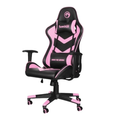 Marvo CH 106 Gaming Chair Black Pink