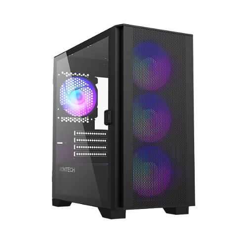 Montech Air 100 ARGB Black Micro ATX Gaming Casing