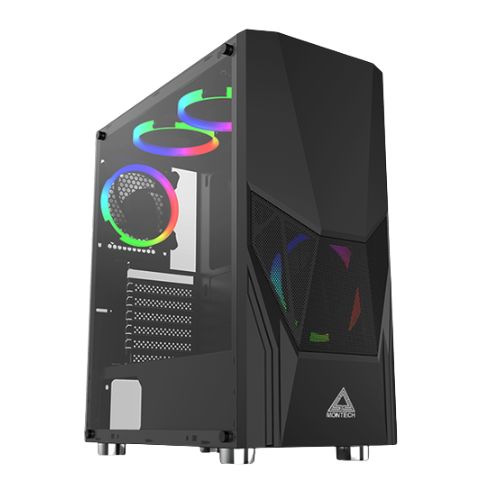 Montech Fighter 500 Black ATX Mid Tower Gaming Casing