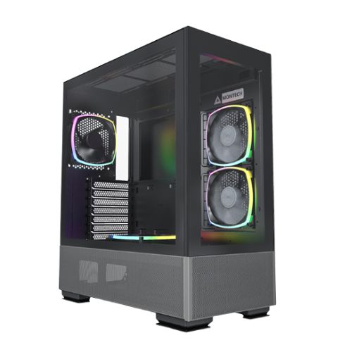 Montech Sky Two Black Mid Tower ATX Gaming Desktop Casing