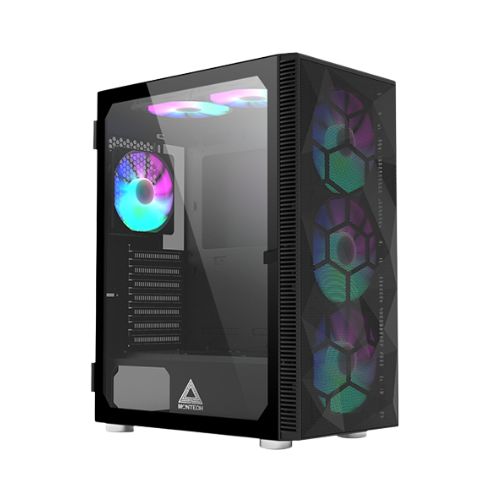 Montech X3 MESH Black RGB Lighting ATX Mid Tower Gaming Casing