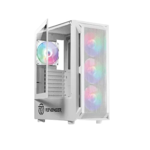 Revenger JETFIRE 2 White RGB Gaming Case