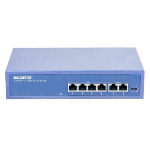 Acorid CS1106P 4 Ports PoE Switch