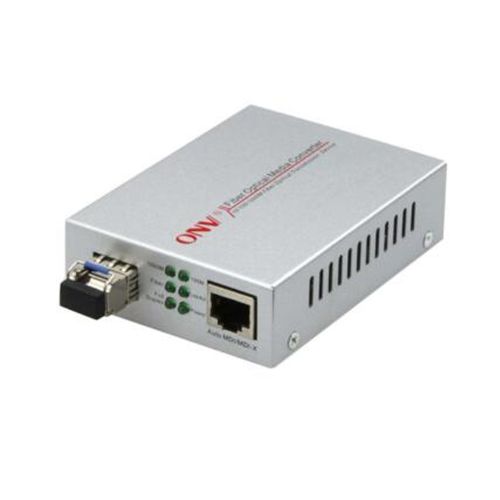 ONV 1110S-SLX-F-A Gigabit 2 Port Single Mode Dual Fiber Media converter