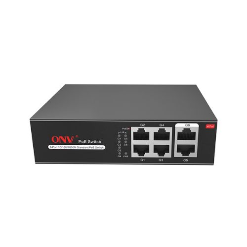 ONV H3064PS 6 Ports Full Gigabit PoE Switch
