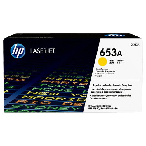 HP 653A Yellow Original LaserJet Toner Cartridge