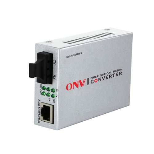 ONV 0110S-SCX-O-A 10 to 100Mbps 2 Port Single Mode Single Fiber Media Converter