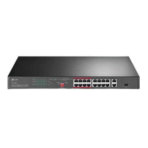 TP-Link TL-SL1218P 16-Port + 2-Port Gigabit Rackmount Switch
