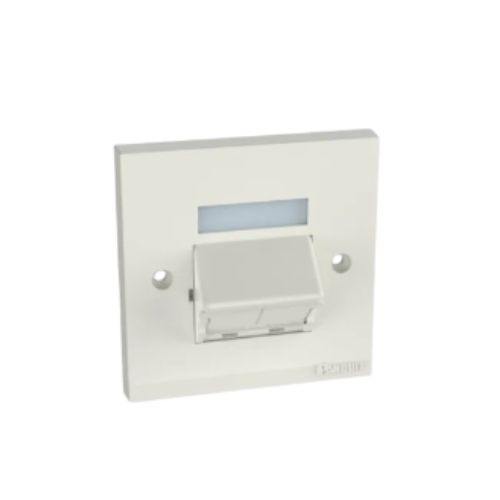 Panduit Pan-Net CFPUKS2SIWY Dual Port Faceplate