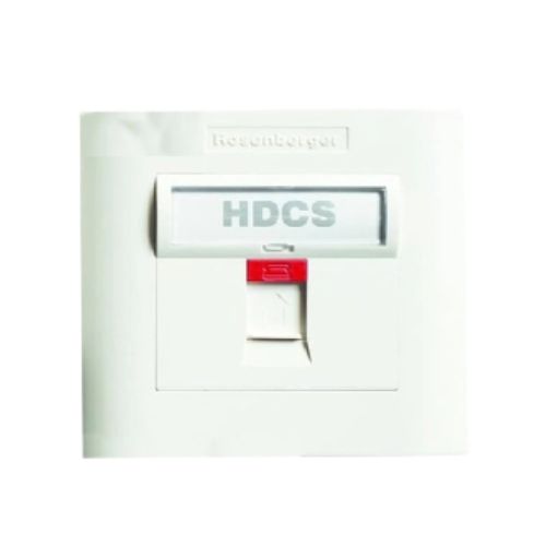 Rosenberger Plane CP21-111-10 White Face Plate Single Port