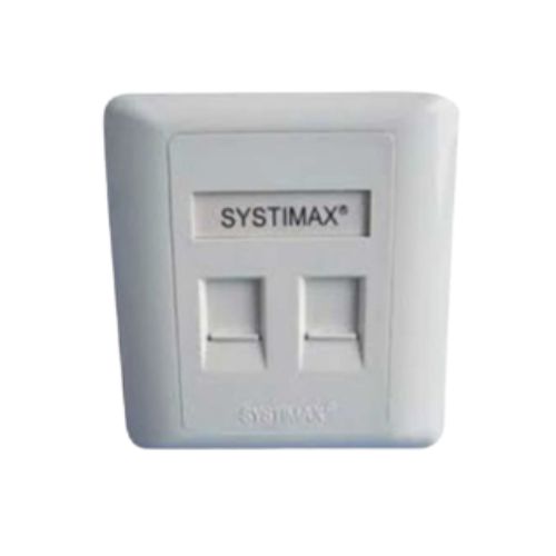 systimax 2 port faceplate
