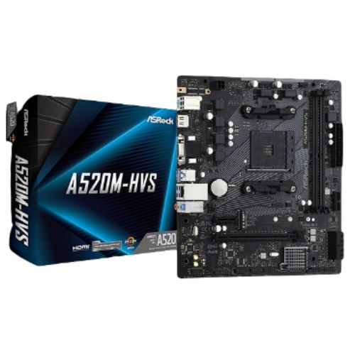 ASRock A520M-HVS AMD AM4 Micro ATX Motherboard
