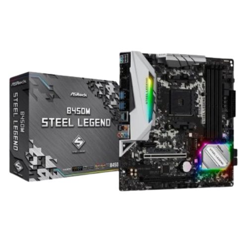 ASRock B450M Steel Legend DDR4 AMD Motherboard