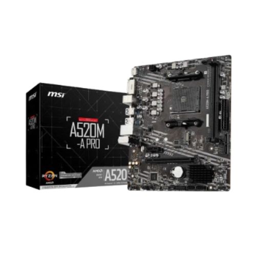 MSI A520M A PRO DDR4 AMD Motherboard