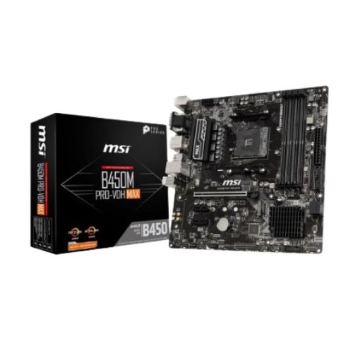 MSI B450M PRO-VDH MAX AMD AM4 Motherboard