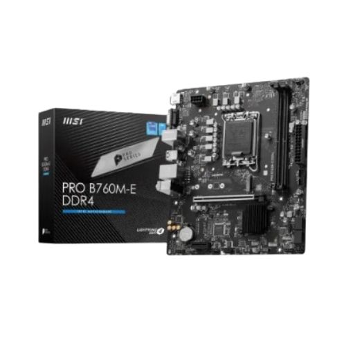 MSI PRO B760M-E DDR4 mATX Motherboard