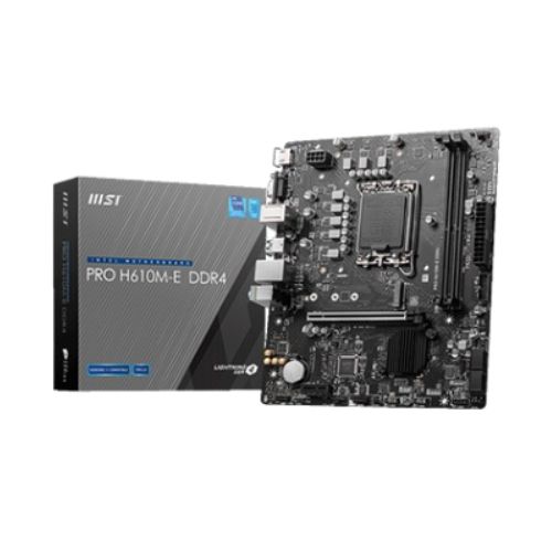 MSI PRO H610M-E DDR4 mATX Motherboard