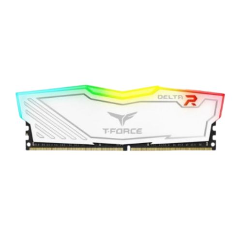 TEAM T-Force DELTA RGB White 16GB 3200MHz DDR4 Desktop Gaming RAM