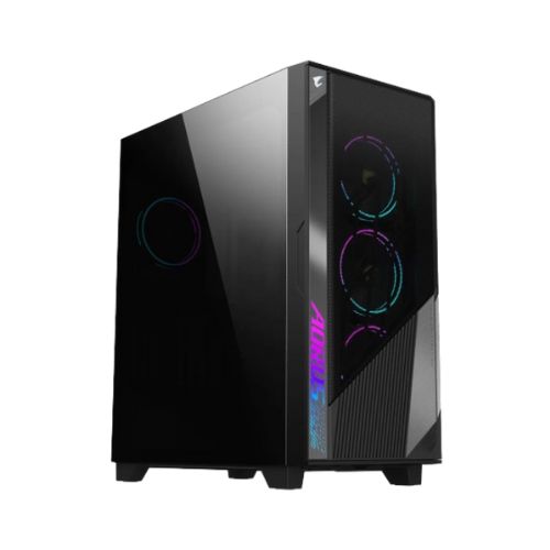 Gigabyte Aorus C500 Glass Mid Tower Black Micro ATX Casing