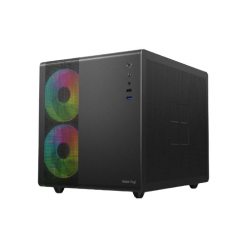 Value Top V300 Mini Tower Micro-ATX Black Gaming Desktop Casing