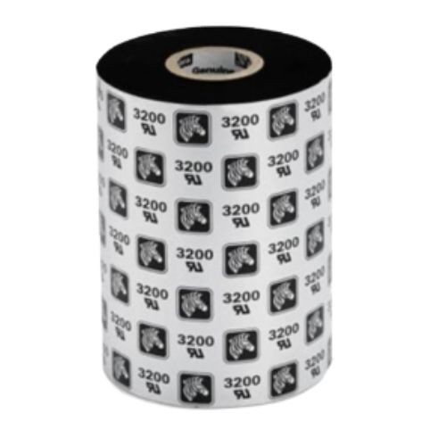 Zebra 3200BK 156x450 Thermal Transfer WaxResin Ribbon