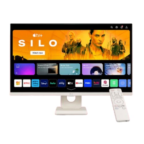 LG 27SR50F-W 27-inch Full HD IPS Smart Monitor with webOS