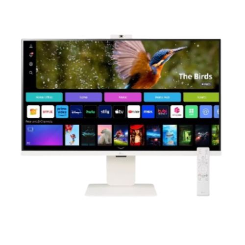 LG 32SR85U-W 32 inch 4K UHD IPS MyView Smart Monitor with webOS