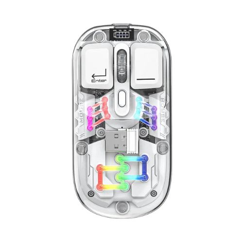 PC Power OBSIDIAN PGM P7 WH Bluetooth Mouse