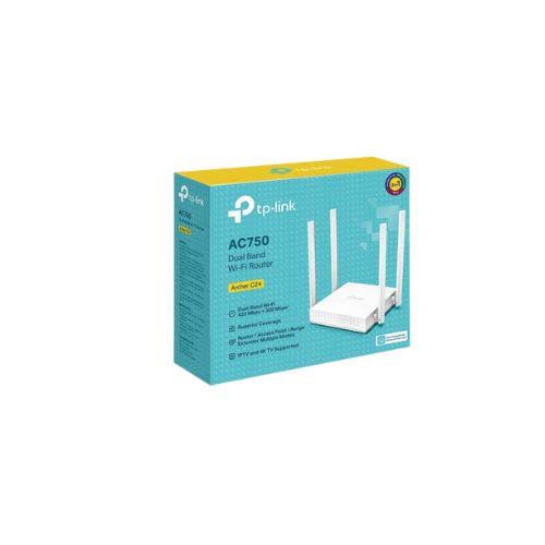 TP-Link Archer C24 AC750 Dual Band 4 Antenna Wi-Fi Router