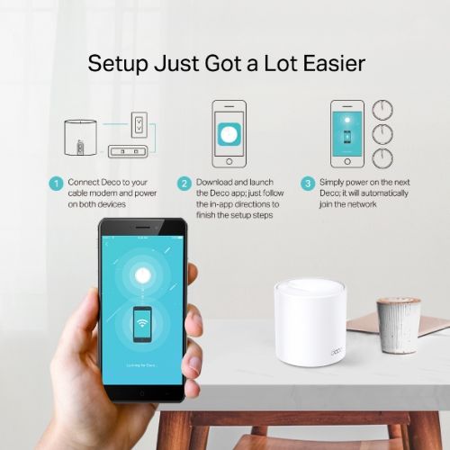 TP-Link Deco X20 AX1800 Dual-Band Mesh Router (2 Pack)