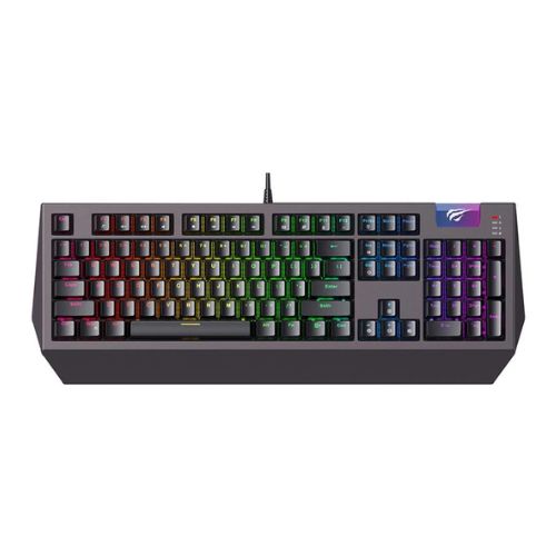 Havit KB872L RGB Backlit Multi-Function Blue Switch Mechanical Gaming Keyboard