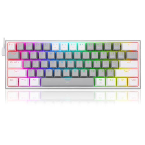 Redragon K617 FIZZ Rainbow 60% Wired Gaming Mechanical Keyboard