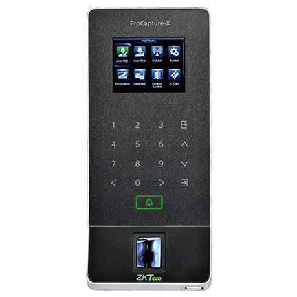 ZKTeco ProCapture- X/MF Fingerprint Standalone Access Control