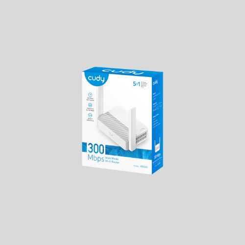 Cudy WR300 N300 Mbps Single-Band Wi-Fi Router