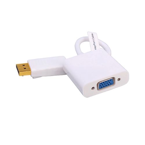 Dtech DP Male to VGA Female White Converter