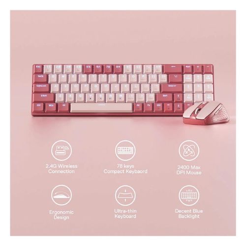 Redragon BS8772 GC Wireless Keyboard Mouse Combo