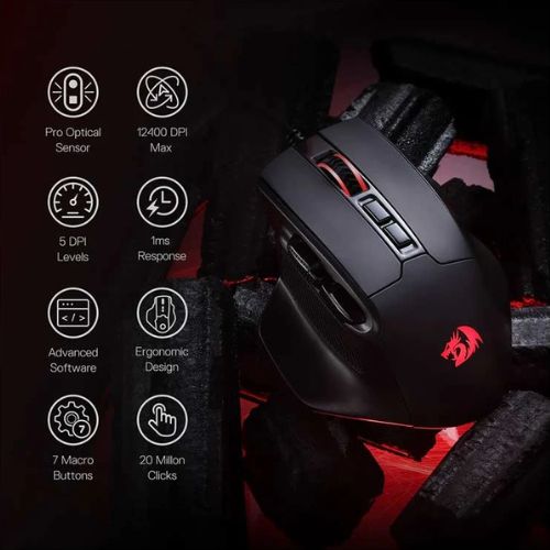 Redragon M806 Bullseye Wired Gaming Mouse