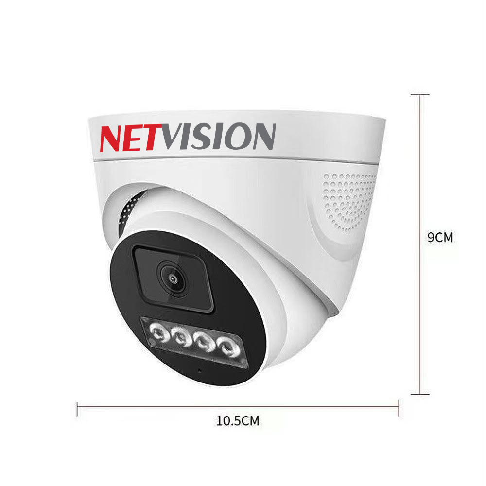 Netvision NV- IPC300DA 3MP Two-Way Audio Dome Camera