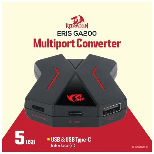 Redragon ERIS GA-200 Keyboard and Mouse Converter